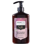 Skystas &scaron;ampūnas Arganicare Silk, atgaivinantis ir drėkinantis sausų plaukų priežiūrai