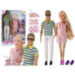 Nė&scaron;čia lėlė Lucy su vyru LeanToys