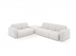 Kairinė kampinė sofa Windsor & Co Lola, 315x250x72 cm, &scaron;viesiai pilka