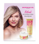 Plaukų priežiūros rinkinys &scaron;viesiems plaukams Dermacol Hair Ritual Blonde: &scaron;ampūnas Grow Effect & Super Blonde Shampoo, 250 ml + plaukų kaukė Super Blonde & Intensive Care Mask, 200 ml