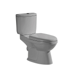 Unitazas Gotland Irida horizontalus 3/6l, sėdynė PP Soft Close, pilka