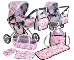 Lėlės vežimėlis 3-in-1 Doris Doll
