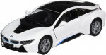 Žaislinis automobilis KinSmart, BMW i8, baltas