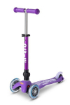 Triratis paspirtukas Micro Mini Deluxe Foldable, violetinis