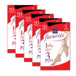 Kojinės moterims Bisoks 25211, juodos, 5 pak.