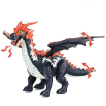 Drakonas su &scaron;viesos ir garso efektais Ao Xie Toys, mėlynas