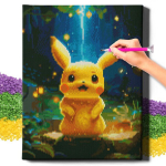 Deimantinė mozaika 5D Diamond Painting Oh Art! Pok&eacute;mon, 30x40 cm