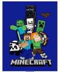 Vaiki&scaron;kas pledas Minecraft, 110x140 cm