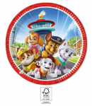 Vienkartinės popierinės lėk&scaron;tės Paw Patrol Rescue Heroes, 8 vnt.