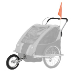 Trekker Jogger rinkinys 1-2 vaikų dviračio priekabai