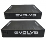 Pamink&scaron;tintų platformų rinkinys Evolve Drop Pad Set, juodas