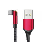 ESSAGER UNIVERSAL raudonas TYPE-C laidas 200CM (IKI 3A)