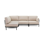 Kampinė sofa Sit Sit Outdoor, 234x156x78 cm, smėlio spalvos