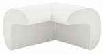 Kampų apsauga i&scaron; putplasčio, 5,5x5,5x3 cm, 4 vnt.