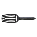 Plaukų &scaron;epetys Olivia Garden Fingerbrush Care Ionic Double bristles, juodas