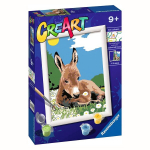 Pie&scaron;imo rinkinys pagal skaičius Ravensburger CreArt Mažasis asilas Nr. 23614