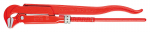 Knipex reguliuojamas vamzdžių raktas 90&deg; S-mouth 420mm