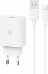 Usams 18w tinklo įkroviklis su Lightning kabeliu Iphone