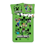 Vaiki&scaron;kas patalynės komplektas Minecraft, 140&times;200 cm., 2 dalių