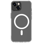 &bdquo;Connect&ldquo; skaidrus &bdquo;Apple iPhone 15&ldquo; dėklas su &bdquo;MagSafe&ldquo; permatomu dangteliu