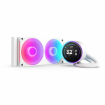 Vandens au&scaron;inimas - NZXT - RL-KR24E-W2 - Kraken Elite 240 RGB - 2.72" ekranas, pritaikomas RGB panelis ir RGB ventiliatoriai - Baltas