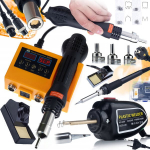 Komplektas Rosfix OH660 + RSC100W &ndash; 2in1 Stotis ir Plastiko Segiklis, Galia 660W + 100W, LED Ekranas