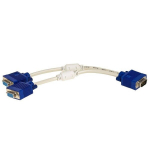 Akyga adapteris VGA 15-PIN / 2X VGA 15-PIN, 25 cm