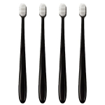 toothbrush,Extra Soft Toothbrush, Ultra Soft-bristled Adult ToothbrushBristle Good Cleaning Effect for Sensitive Teeth Oral Gum Recession,wavy black