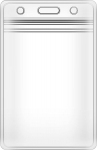 Office products,Transparent School Badge Door | Waterproof Plastic Card Holder for Student, Business, Bus Cards, 11x6.8cm,