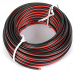 RX30 universalus raudonas ir juodas kabelis 2 x 0,75 mm&sup2; 10 m