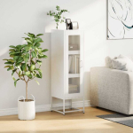 Highboard，&Scaron;oninė spintelė，Komoda，indauja White 36x39x123 cm &Scaron;altai valcuotas plienas CFE20978