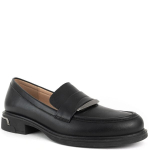 Santino Milano moteri&scaron;ki juodi loaferiai, Loafers