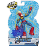 Ker&scaron;ytojų figūrėlė Avengers Captain Marvel Bend and Flex, 15 cm