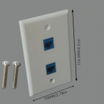 RJ45 CAT.6 sieninis adapteris, 5vnt