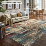 Pilkas abstraktus kilimas, 70,87 * 98,43 colio / 180 * 250 cm