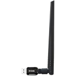USB Wi-Fi adapteris &ndash; D-LINK &ndash; DWA-137 &ndash; N300 &ndash; 5 dBi nuimama antena &ndash; WPS &ndash; Suderinama su Windows/Mac/Linux