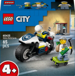 LEGO City 60455 Policijos motociklo gaudynės - Statybų žaidimas nuo 4 metų