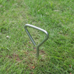 Naujas 4 vnt. sodo batuto tvirtinimo elementų rinkinys, stovyklavimui, 40 cm + 4 diržai 2,5 m