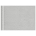 Balkono pertvara, &scaron;viesiai pilka, 75x800cm, 100% poliesteris