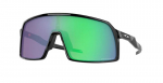 Sportiniai saulės akiniai Oakley Sutro juodi su Prizm Road Jade violetiniais/žaliais lę&scaron;iais