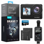 Akaso Brave 7 4k kamera 30fps 64gb Microsdxc 20mp Wifi vandeniui atspari