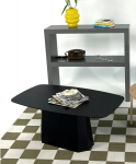 Kavos staliukas, Lilyum didelis, 100x42x54 cm, Juodas