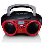 Magnetola CD radijas LENCO SCD-501 Bluetooth, raudona
