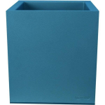 RIVIERA GRANIT square flower box - Plastic - 40x40 cm - Blue