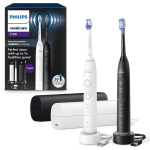 Toothbrush - PHILIPS - HX7429/02 - Sonicare - Double handle Series 7100 - White & Black - Electric