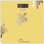 Svarstyklės Asmeninis svoris - LITTLE BALANCE - 8731 - Metalizuotos smėlio vėžlys - USB-remontuojamas - 180 kg / 100 g - Geltonas