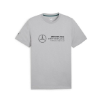 Laisvalaikio mar&scaron;kinėliai vyrams PUMA MAPF1 ESS Logo Tee Team Silver - 62376202, pilkos spalvos