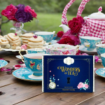 Alice in Wonderland arbatos rinkinys "miracle of Tea" - 90 vienetų - arbatos asortimentas su skoniais - su knygos citatomis ir iliustracijomis