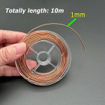 Emaliuota varinė viela 1mm, 10m ritinėlis