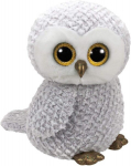 Ty 36840 Owlette &ndash; rožinė pelėda su blizgančiomis akimis, balta, 42 cm &ndash; puikus universalus pakabukas &ndash; puikus, glub sliding beanie boo's